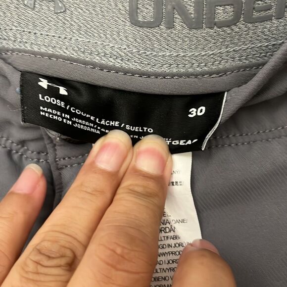 Under Armour Heatgear Men’s Golf Shorts, Size 30 Gray Match Play Performance - Picture 3 of 7